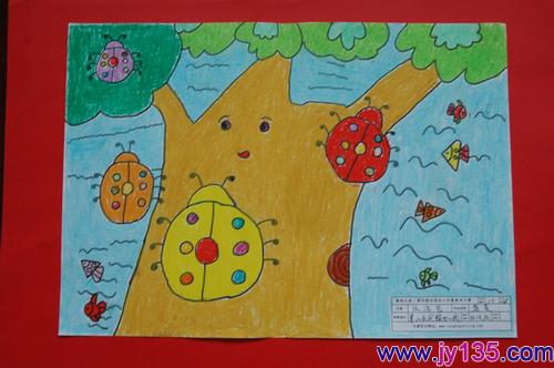 幼儿园大班六一儿童节幼儿绘画作品展_幼儿园