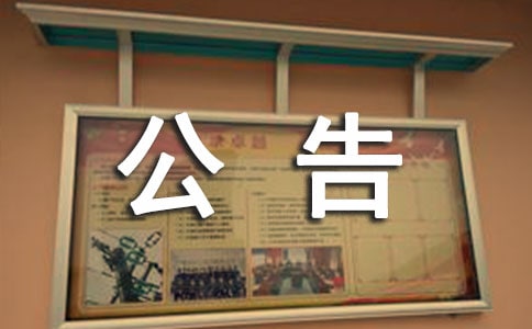 公告管理制度改革