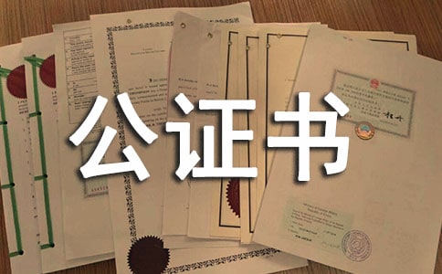 专业职务公证书