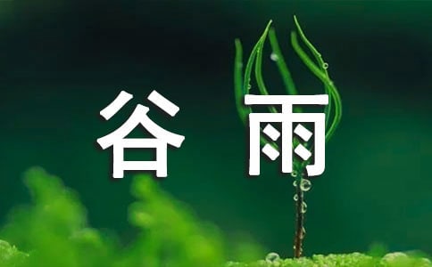 描述谷雨的句子230句