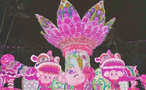 小花灯的制作方法