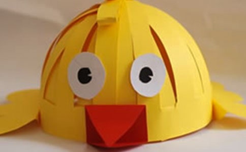彩色卡纸手工制作帽子