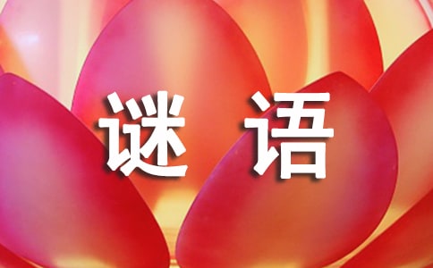 猜谜语题目大全及谜底