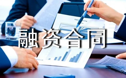 融资合同范文锦集8篇
