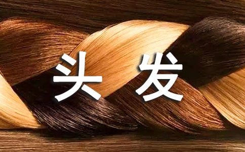 关于做头发的句子