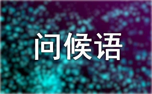 晚间问候语(8篇)